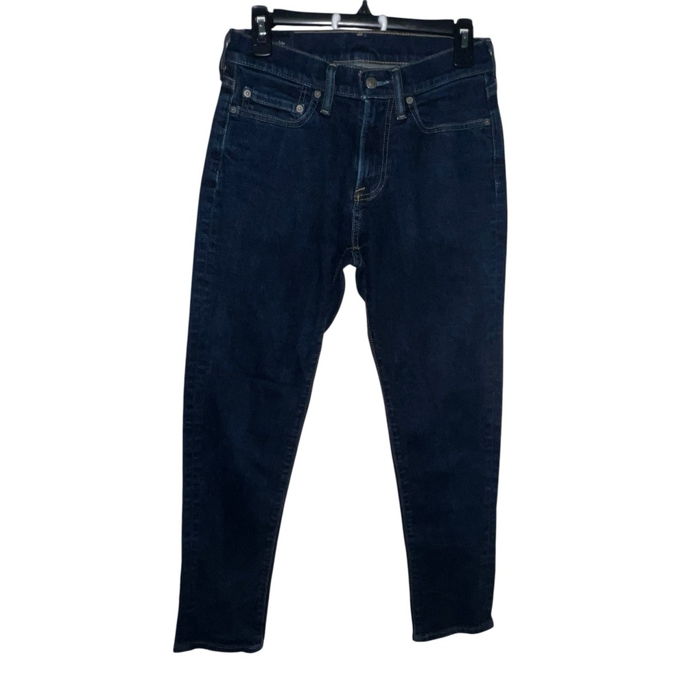 Abercrombie‎ & Fitch Men Athletic Skinny Stretch Dark Wash Blue Jeans 28 X 30